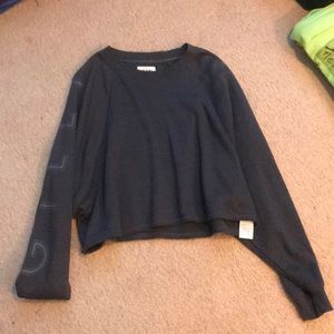 Gilly Hicks Grey Crop-Top